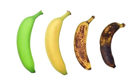 Bananen in verschiedenen Reifestadien