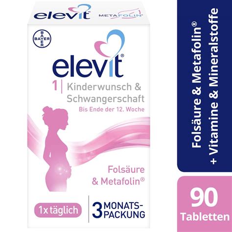 Illustration einer Frau, die Elevit-Tabletten einnimmt, um ihren Kinderwunsch zu unterstützen.