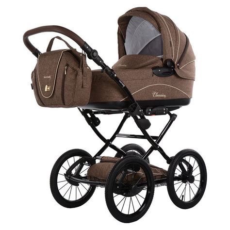 Detailansicht des Knorr-Baby Classico mit integrierter Wickeltasche und Ablagekorb