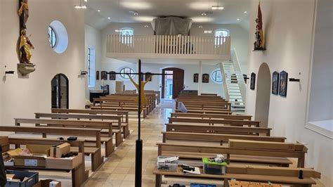 Blick in den renovierten Innenraum der 