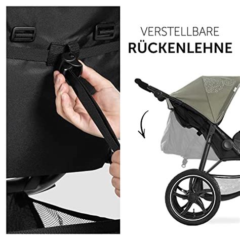Detailansicht des 5-Punkt-Gurtsystems und des Schutzbügels am Hauck Sportbuggy.