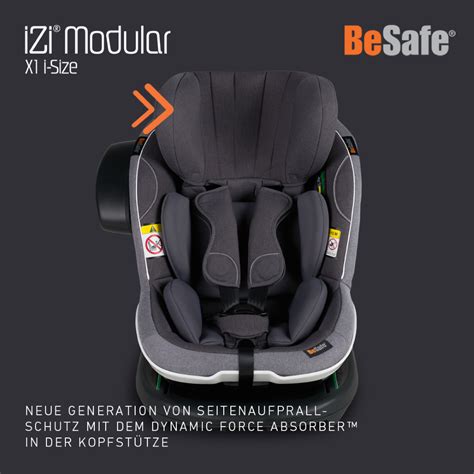 Illustration, die die Größen- und Gewichtsbeschränkungen für den BeSafe iZi Modular X1 i-Size zeigt