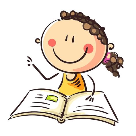 Illustration: Kinder spielen und lernen deutsche Wörter