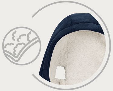 Das flauschige Teddyfleece-Futter des Cybex Gold Fußsacks