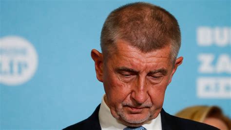 Andrej Babiš bei einer Pressekonferenz als Ministerpräsident