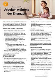 Infografik zur Zuordnung von Einmalzahlungen während der Elternzeit