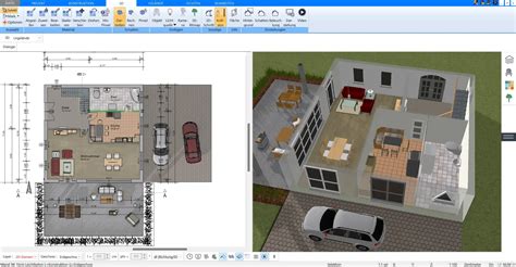 Skizze eines Hochbetts mit hohen Decken in einem Altbau
