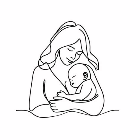 Illustration einer Mutter, die ihr Baby nachts sanft tröstet, anstatt zu stillen.